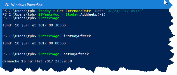 PowerShell – Extend extended Get-Date with Add Weeks methods